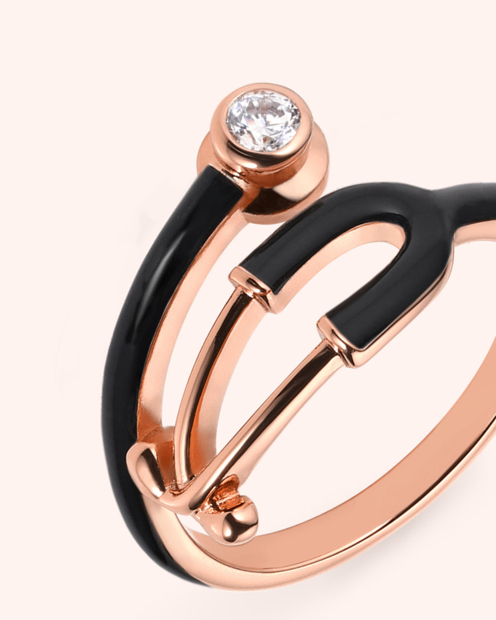 Stethoscope Enamel Ring